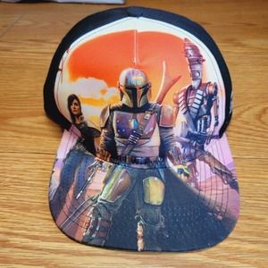 Star Wars BOBA FETT The Mandalorian SnapBack Hat One Size Fits All
